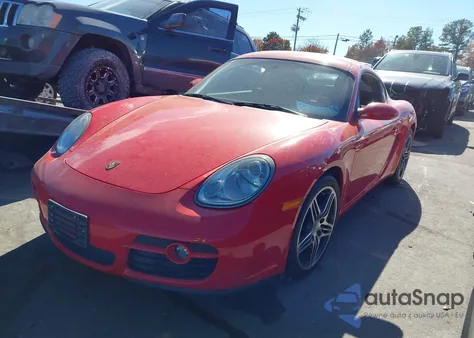 2007 Porsche Cayman из США, поврежденный, VIN WP0AA29807U762852